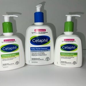 Cetaphil Lotion and Facial Cleanser